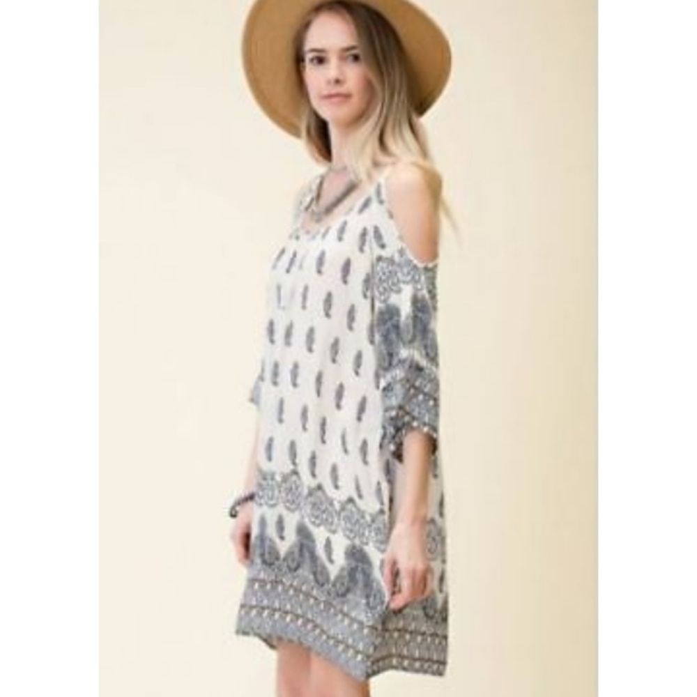 Kori America new nwt dress cold shoulder large